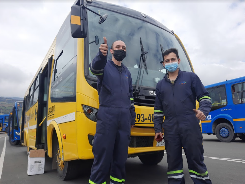 Fotografía de técnicos de Mantenimiento